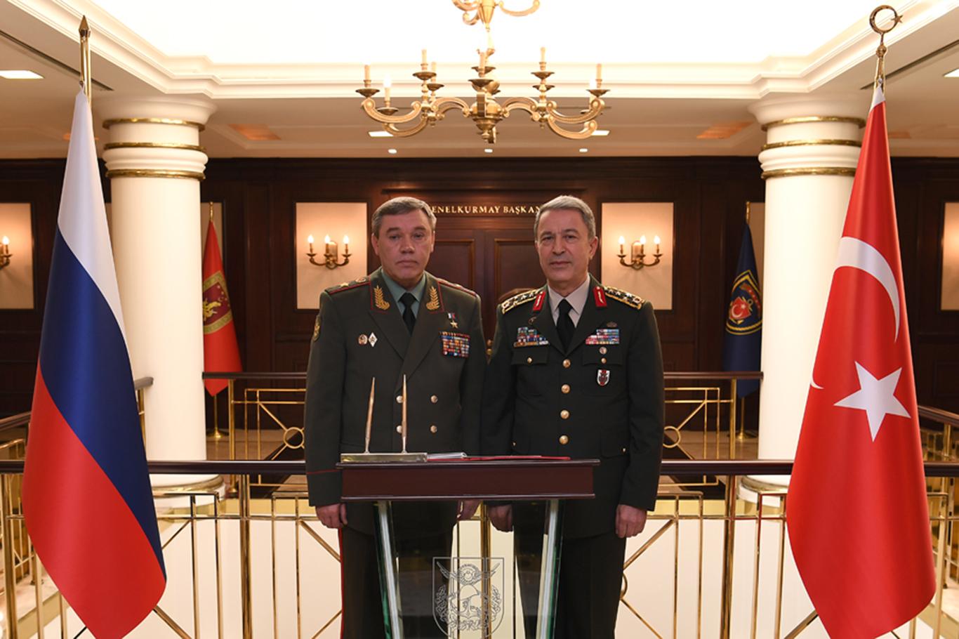 Genelkurmay Başkanı Akar, Rus mevkidaşıyla görüştü Genelkurmay Başkanı Akar, Rus mevkidaşıyla görüştü